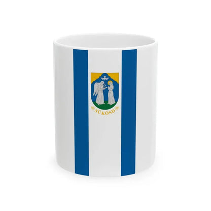 Flag of Sukosd (Hungary) White Coffee Mug 11oz - Go Mug Yourself