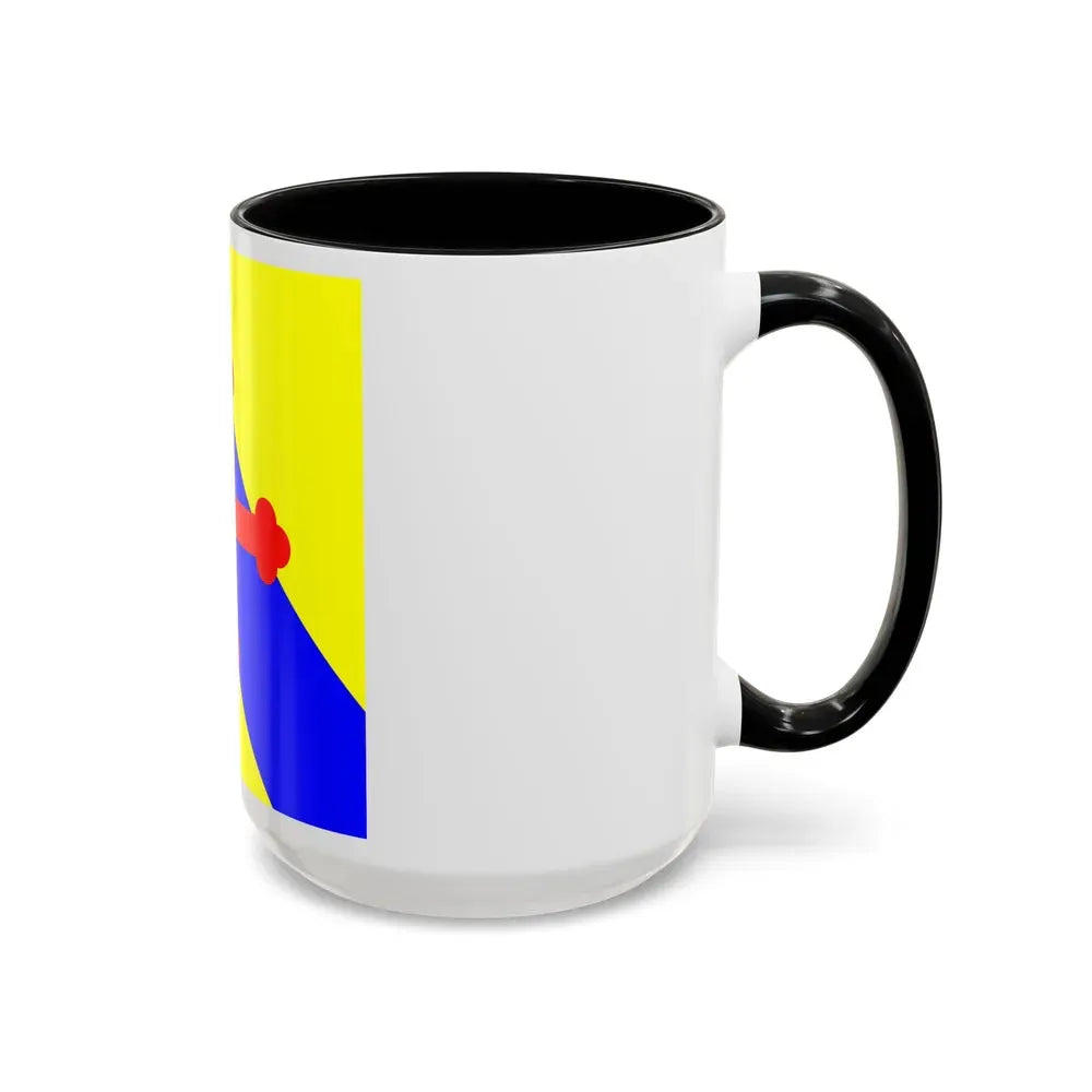 Flag of Sullens Switzerland - Accent Coffee Mug - Go Mug Yourself