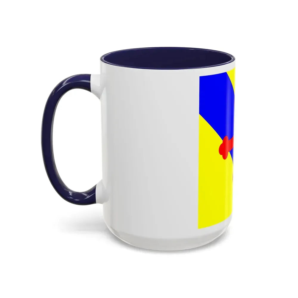 Flag of Sullens Switzerland - Accent Coffee Mug - Go Mug Yourself