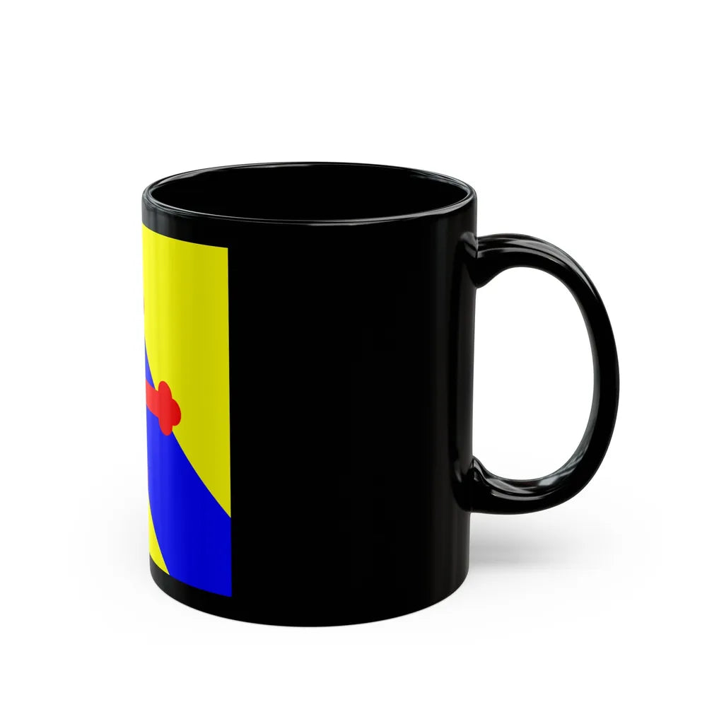 Flag of Sullens Switzerland - Black Coffee Mug-Go Mug Yourself