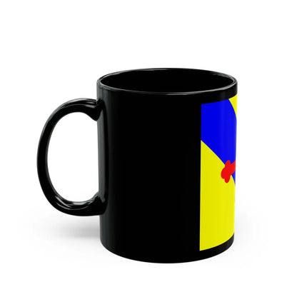 Flag of Sullens Switzerland - Black Coffee Mug-Go Mug Yourself