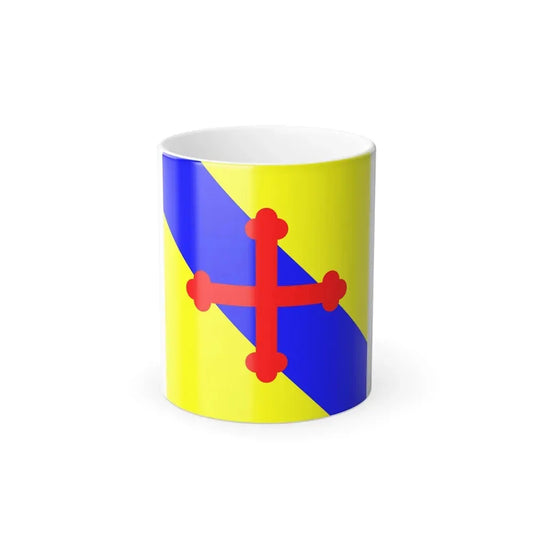Flag of Sullens Switzerland - Color Changing Coffee Mug 11oz - Go Mug Yourself