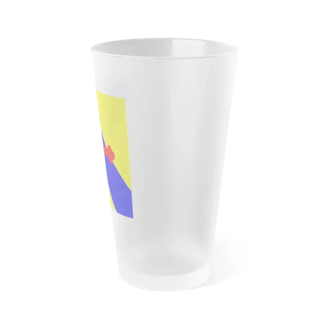 Flag of Sullens Switzerland - Frosted Pint Glass 16oz - Go Mug Yourself