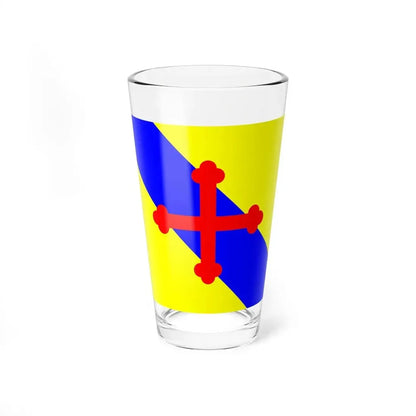 Flag of Sullens Switzerland - Pint Glass 16oz 16oz - Go Mug Yourself