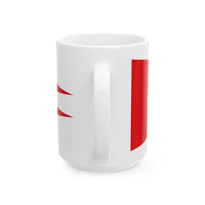 Flag of Sultan Abdulaziz (Oman) White Coffee Mug - Go Mug Yourself