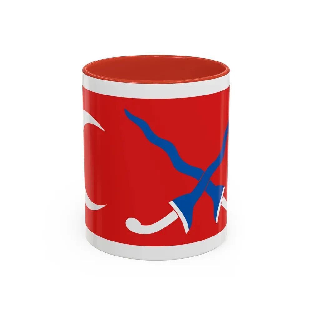 Flag of Sultanate of Mataram Malaysia - Accent Coffee Mug 11oz Red - Go Mug Yourself