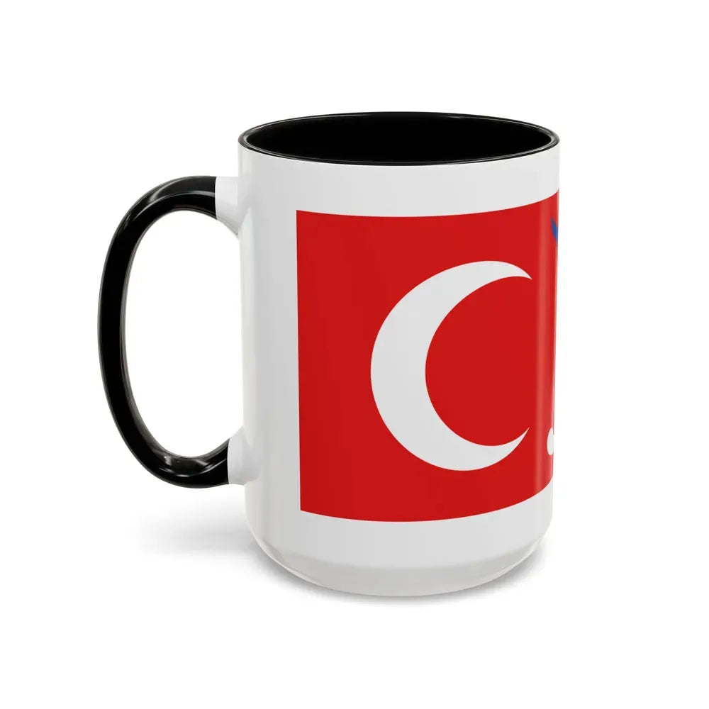 Flag of Sultanate of Mataram Malaysia - Accent Coffee Mug - Go Mug Yourself