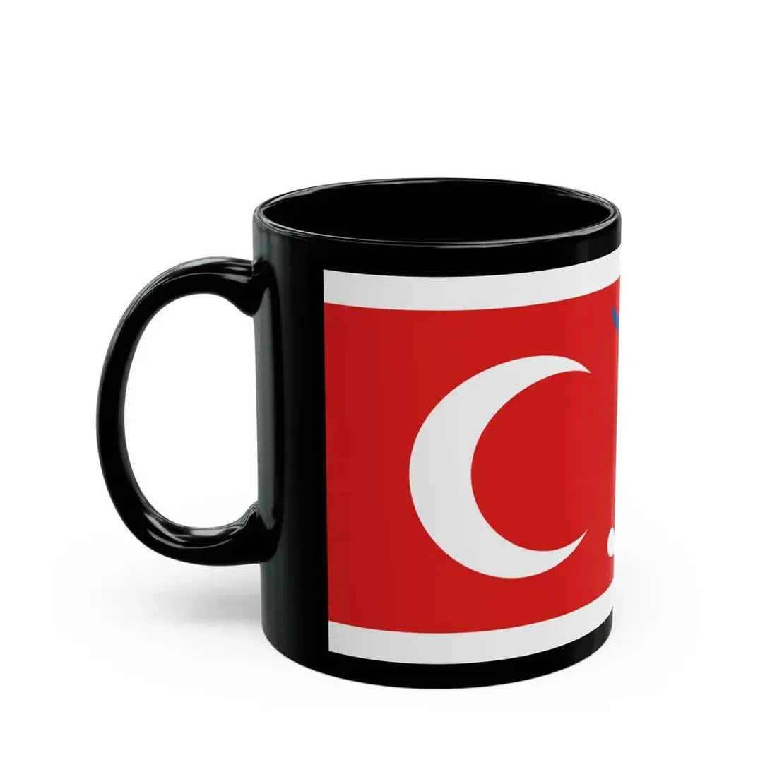 Flag of Sultanate of Mataram Malaysia - Black Coffee Mug - Go Mug Yourself