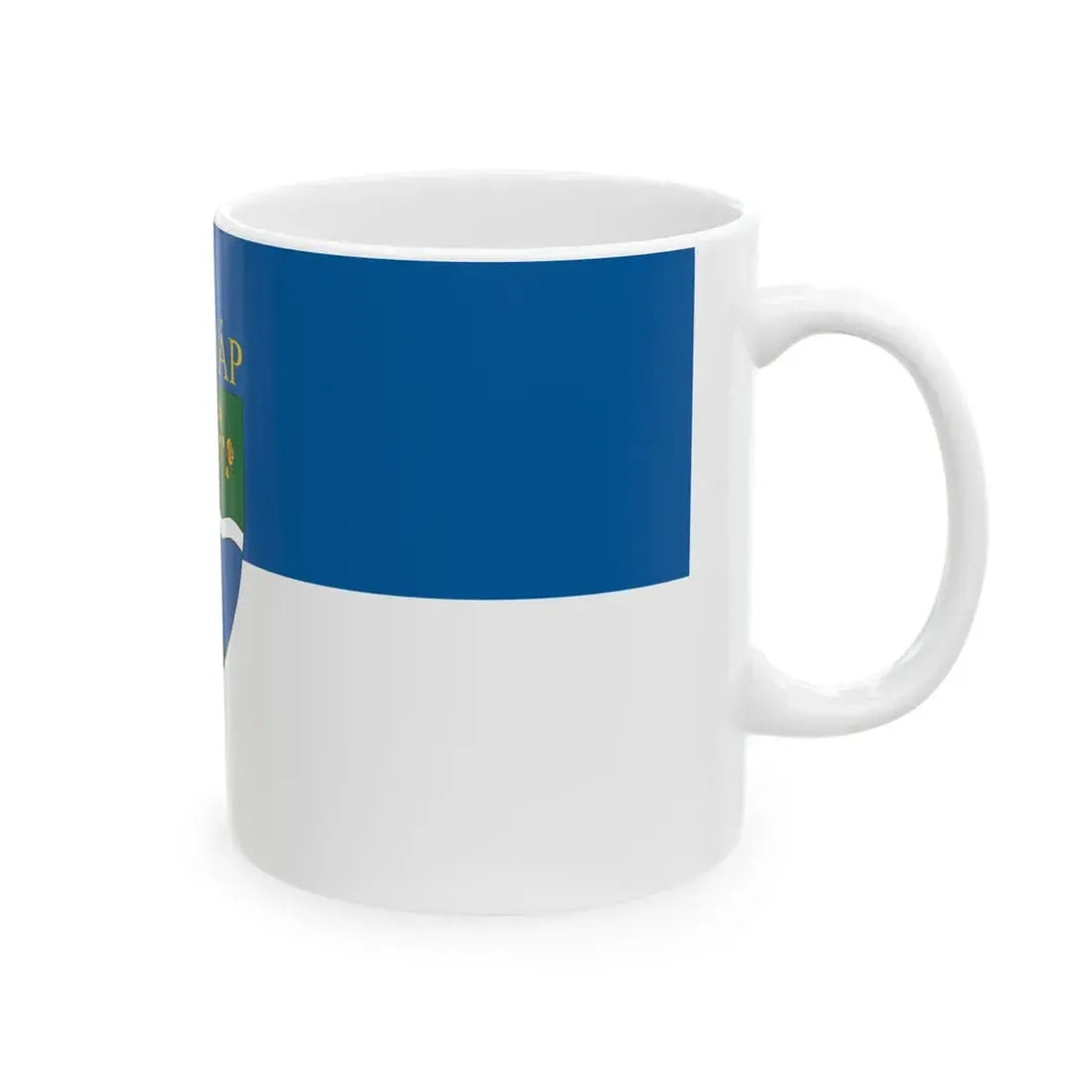 Flag of Sulysap (Hungary) White Coffee Mug - Go Mug Yourself