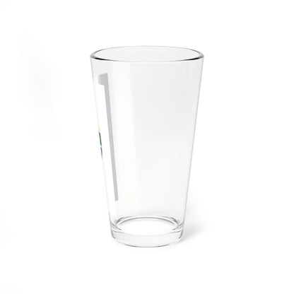 Flag of Sulysap vertical (Hungary) Pint Glass 16oz - Go Mug Yourself