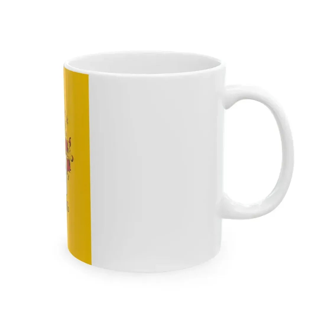Flag of Sumeg (Hungary) White Coffee Mug - Go Mug Yourself