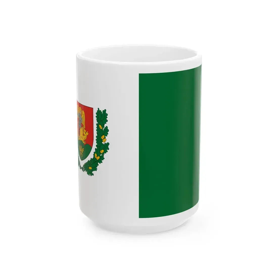 Flag of Sumegcsehi (Hungary) White Coffee Mug 15oz - Go Mug Yourself