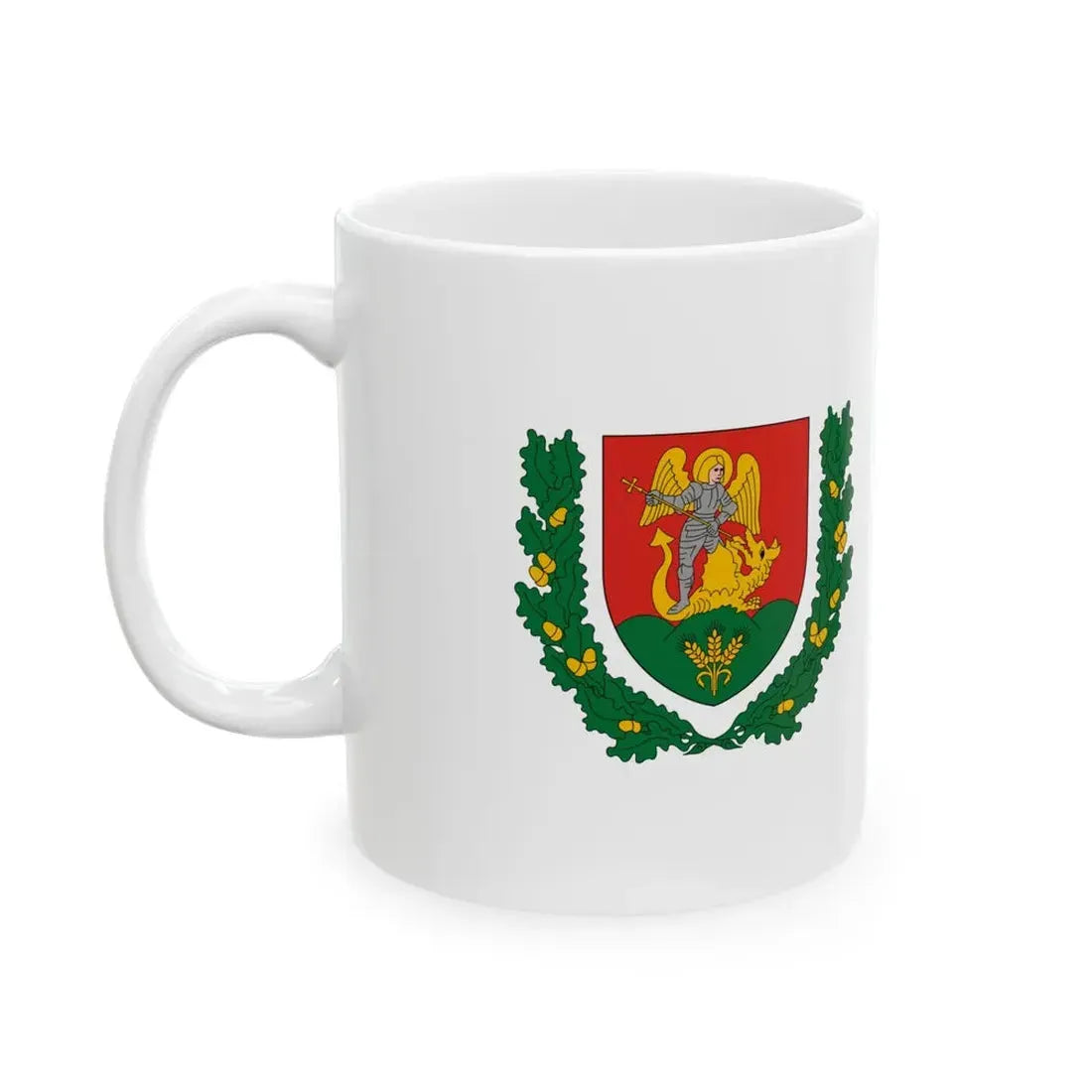 Flag of Sumegcsehi (Hungary) White Coffee Mug - Go Mug Yourself
