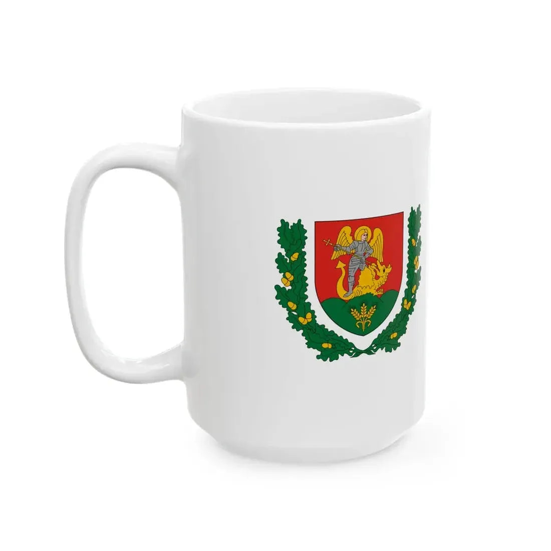 Flag of Sumegcsehi (Hungary) White Coffee Mug - Go Mug Yourself