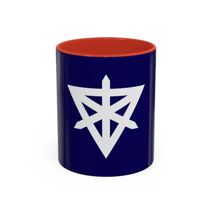 Flag of Sumida Tokyo Japan - Accent Coffee Mug 11oz Red - Go Mug Yourself