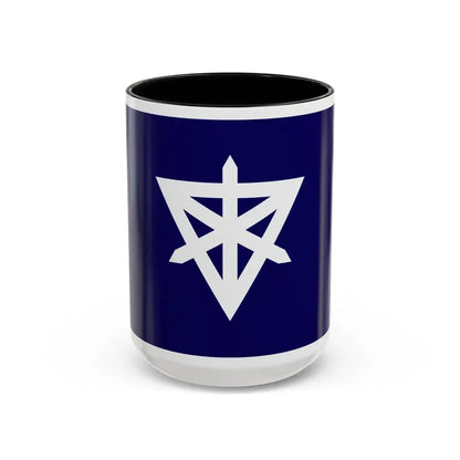Flag of Sumida Tokyo Japan - Accent Coffee Mug 15oz Black - Go Mug Yourself