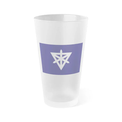 Flag of Sumida Tokyo Japan - Frosted Pint Glass 16oz 16oz Frosted - Go Mug Yourself