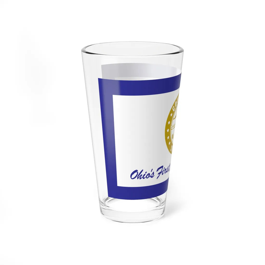 Flag of Summit County Ohio (United States) Pint Glass 16oz - Go Mug Yourself