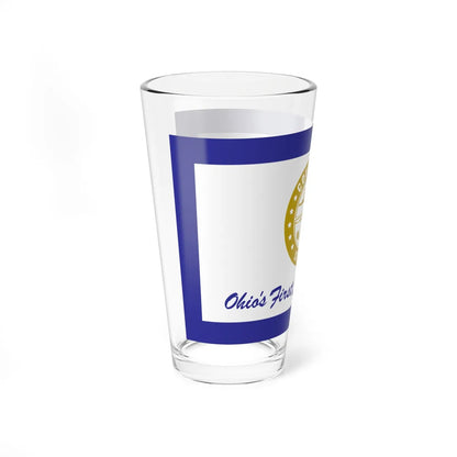 Flag of Summit County Ohio (United States) Pint Glass 16oz - Go Mug Yourself