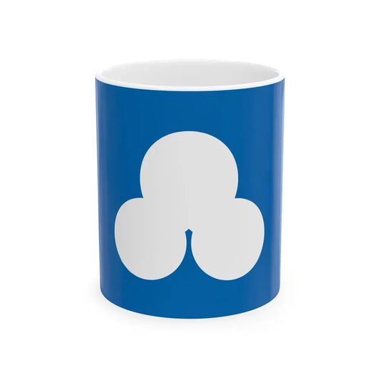 Flag of Sumoto Hyogo (Japan) White Coffee Mug 11oz - Go Mug Yourself