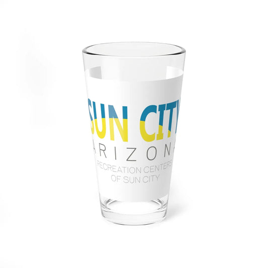 Flag of Sun City Arizona (United States) Pint Glass 16oz 16oz - Go Mug Yourself