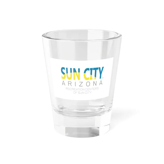 Flag of Sun City Arizona (United States) Shot Glass 1.5oz 1.5oz - Go Mug Yourself