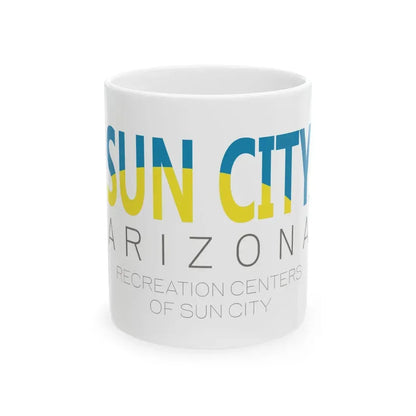 Flag of Sun City Arizona (United States) White Coffee Mug 11oz - Go Mug Yourself