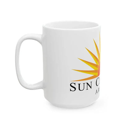 Flag of Sun City West Arizona (United States) White Coffee Mug - Go Mug Yourself