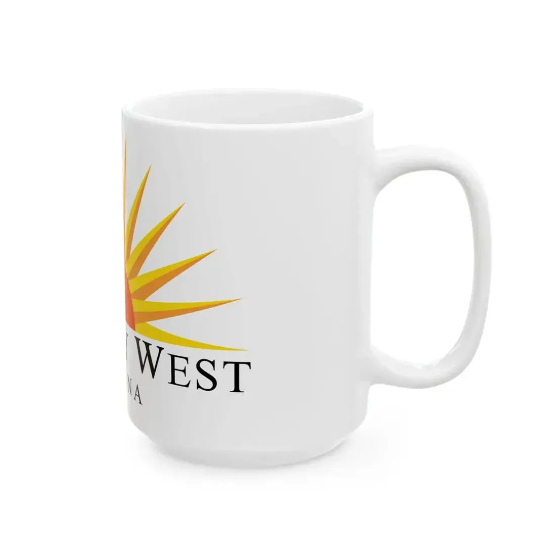 Flag of Sun City West Arizona (United States) White Coffee Mug - Go Mug Yourself