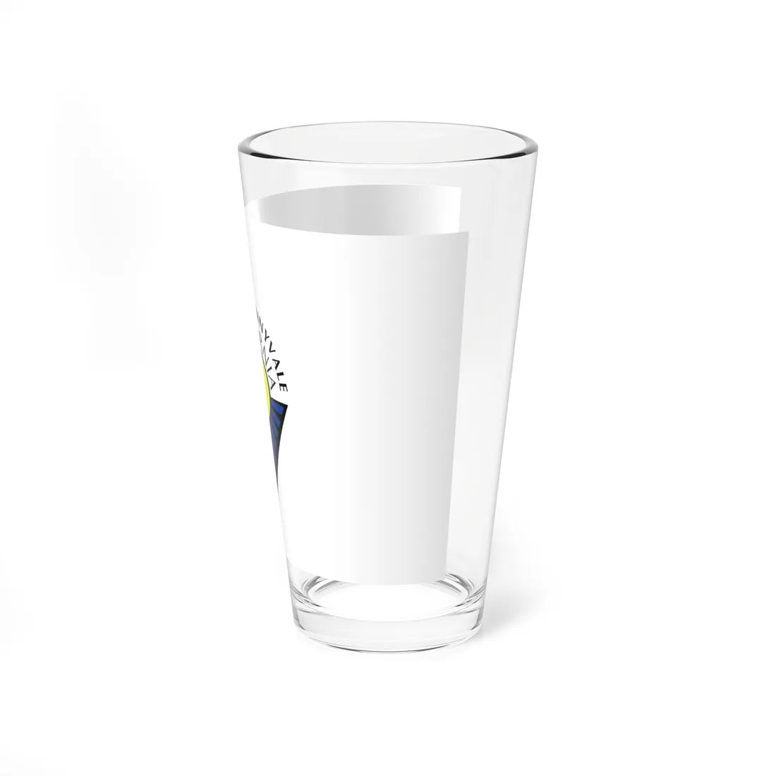 Flag of Sunnyvale California (United States) Pint Glass 16oz - Go Mug Yourself
