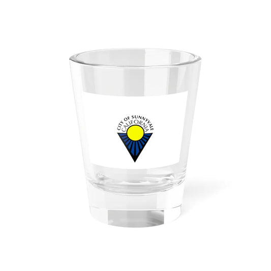 Flag of Sunnyvale California (United States) Shot Glass 1.5oz 1.5oz - Go Mug Yourself