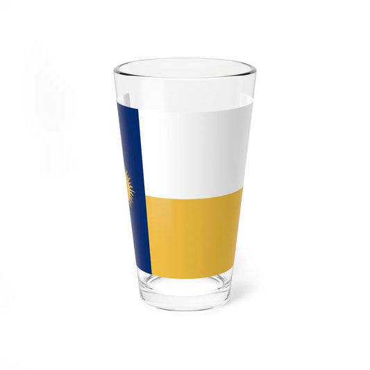 Flag of Sunnyvale Texas (United States) Pint Glass 16oz 16oz - Go Mug Yourself