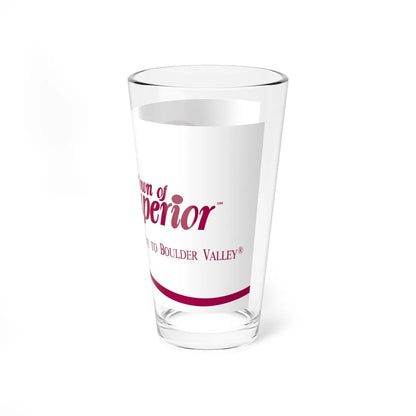 Flag of Superior Colorado (United States) Pint Glass 16oz - Go Mug Yourself