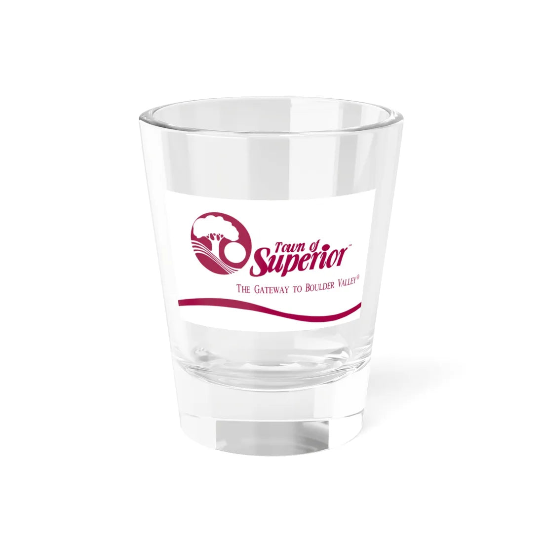 Flag of Superior Colorado (United States) Shot Glass 1.5oz 1.5oz - Go Mug Yourself