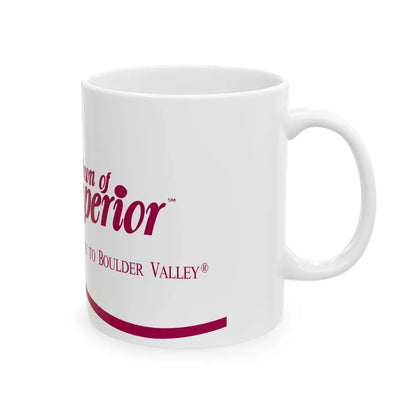 Flag of Superior Colorado (United States) White Coffee Mug - Go Mug Yourself