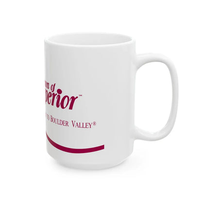 Flag of Superior Colorado (United States) White Coffee Mug - Go Mug Yourself
