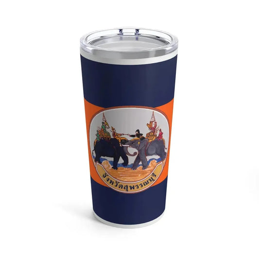 Flag of Suphan Buri Province Thailand - Tumbler 20oz 20oz - Go Mug Yourself