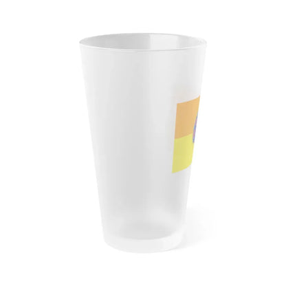 Flag of Surat Thani Province Thailand - Frosted Pint Glass 16oz - Go Mug Yourself