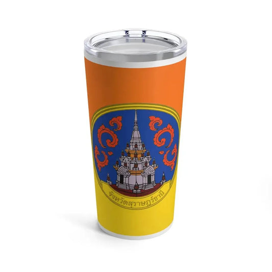 Flag of Surat Thani Province Thailand - Tumbler 20oz 20oz - Go Mug Yourself