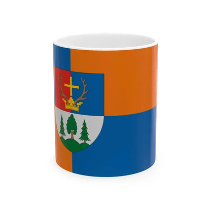 Flag of Surd (Hungary) White Coffee Mug 11oz - Go Mug Yourself