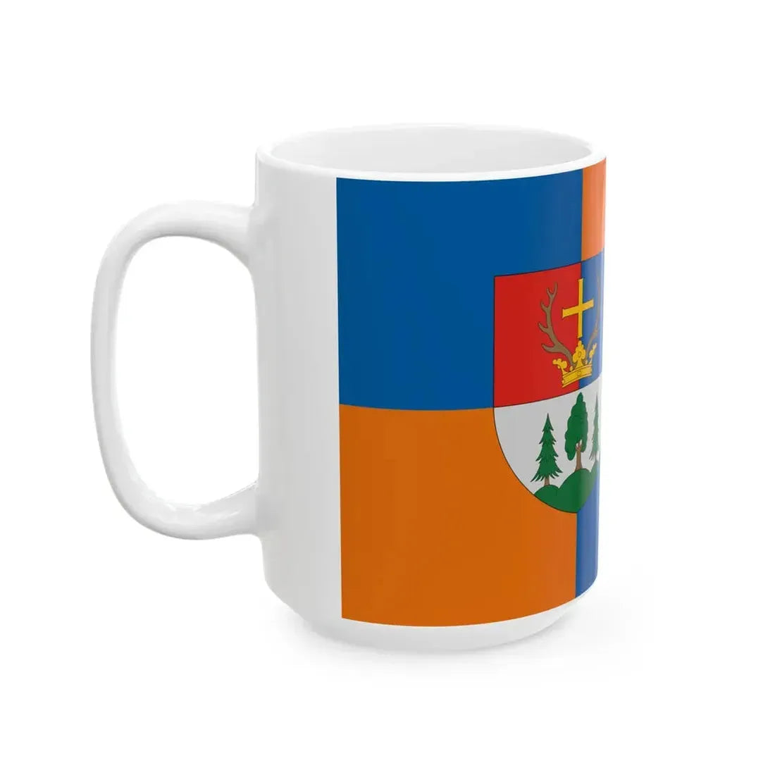 Flag of Surd (Hungary) White Coffee Mug - Go Mug Yourself