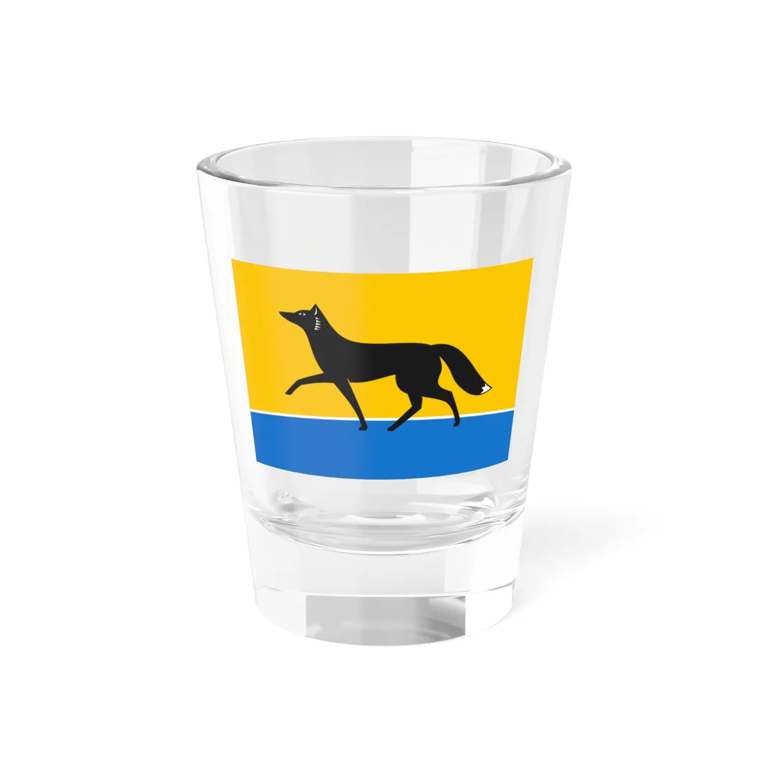 Flag of Surgut (Russia) Shot Glass 1.5oz 1.5oz - Go Mug Yourself