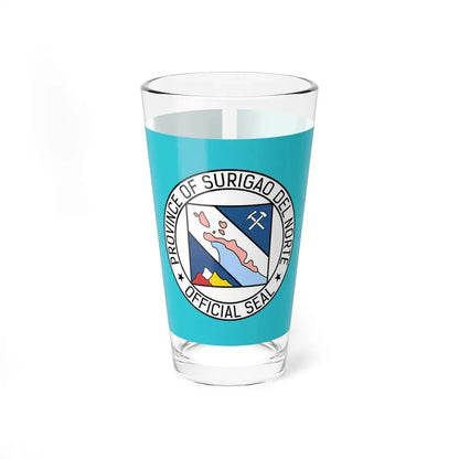 Flag of Surigao del Norte (Philippines) Pint Glass 16oz 16oz - Go Mug Yourself