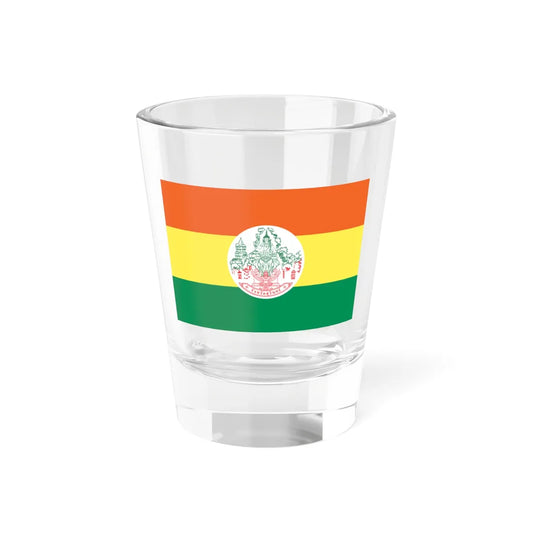 Flag of Surin province (Thailand) Shot Glass 1.5oz 1.5oz - Go Mug Yourself