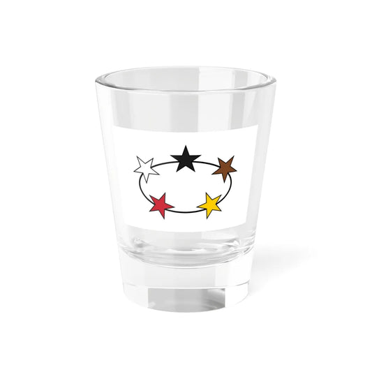 Flag of Suriname 1959-1975 (Netherlands) Shot Glass 1.5oz 1.5oz - Go Mug Yourself