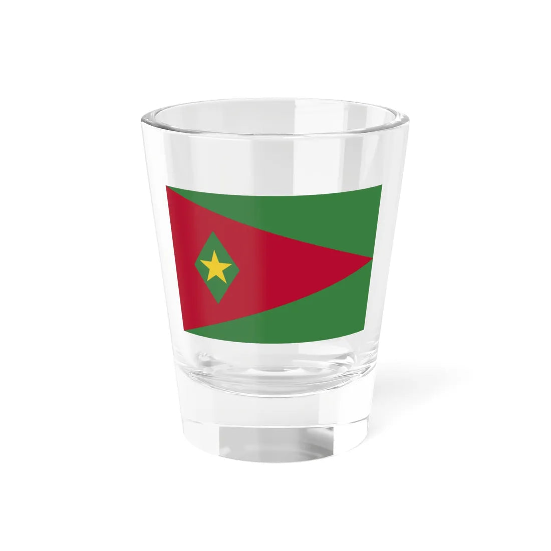 Flag of Suriname proposal 1 (Suriname) Shot Glass 1.5oz 1.5oz - Go Mug Yourself