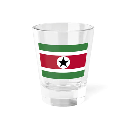 Flag of Suriname proposal 3 (Suriname) Shot Glass 1.5oz 1.5oz - Go Mug Yourself