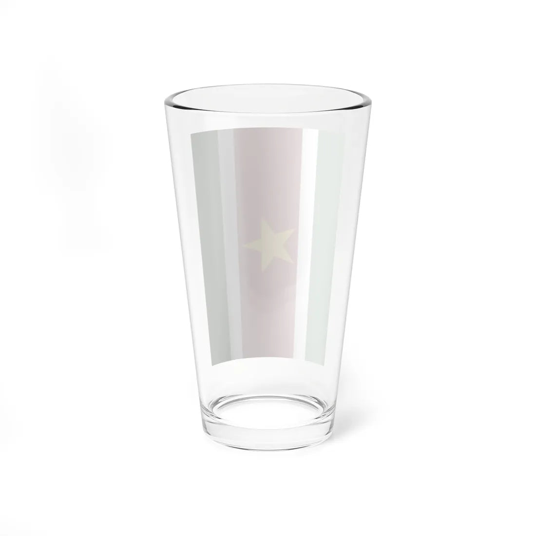 Flag of Suriname vertical (Suriname) Pint Glass 16oz - Go Mug Yourself