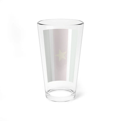 Flag of Suriname vertical (Suriname) Pint Glass 16oz - Go Mug Yourself