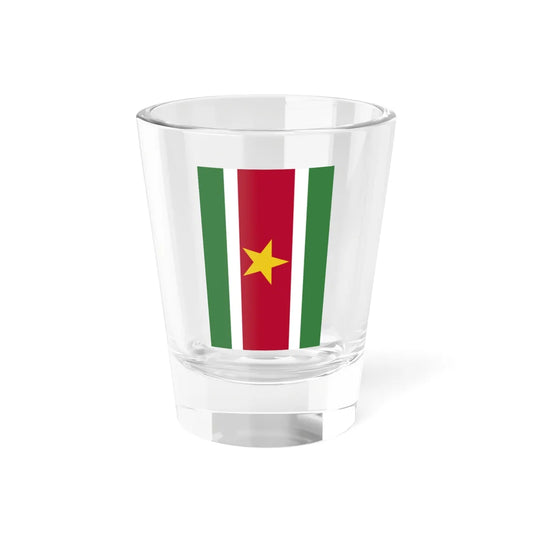 Flag of Suriname vertical (Suriname) Shot Glass 1.5oz 1.5oz - Go Mug Yourself